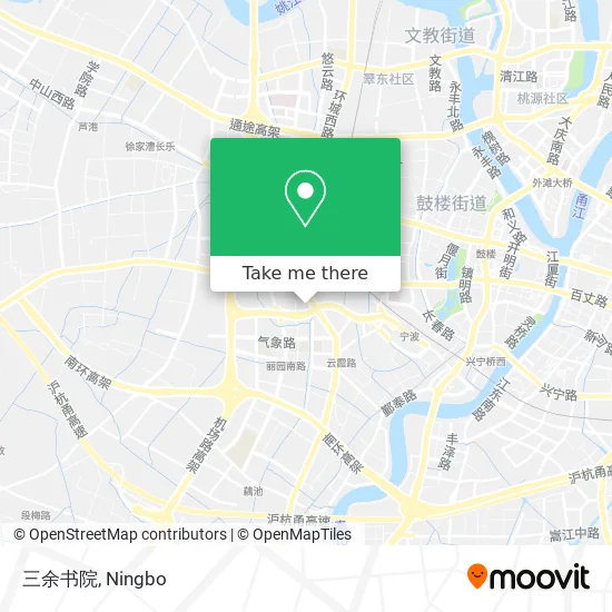 三余书院 map