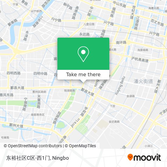 东裕社区C区-西1门 map