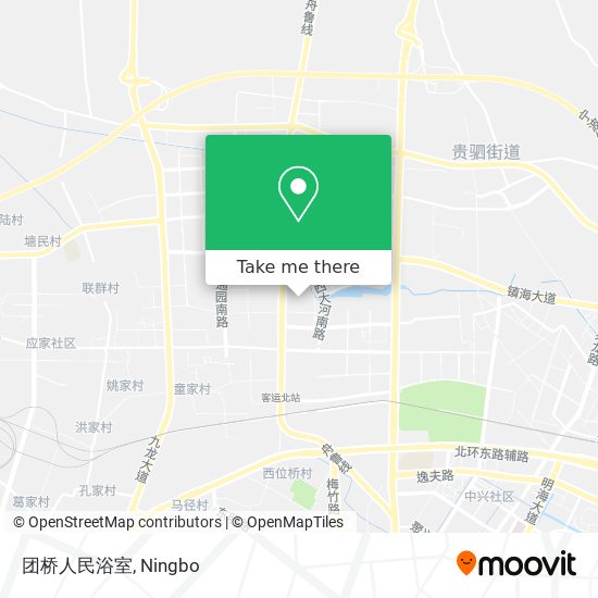 团桥人民浴室 map