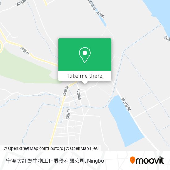宁波大红鹰生物工程股份有限公司 map