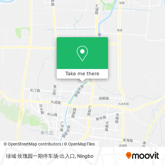 绿城·玫瑰园一期停车场-出入口 map