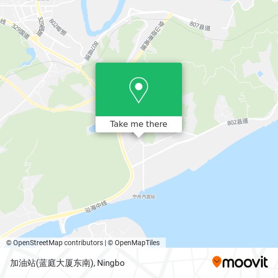 加油站(蓝庭大厦东南) map