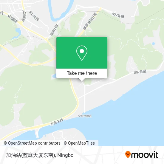 加油站(蓝庭大厦东南) map