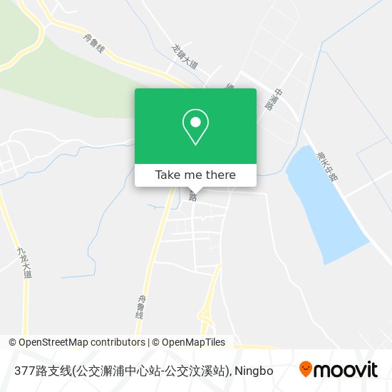 377路支线(公交澥浦中心站-公交汶溪站) map