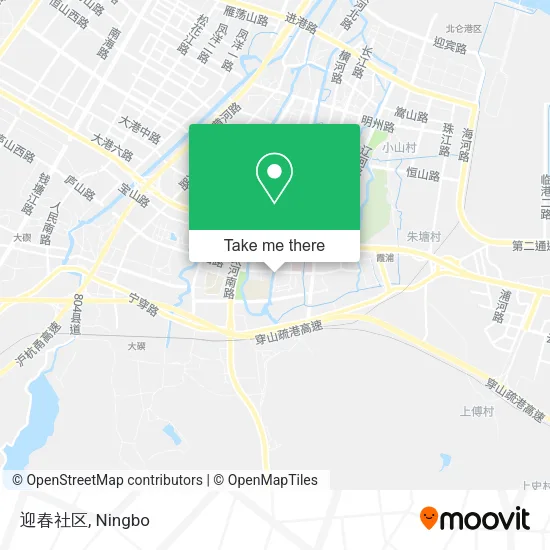 迎春社区 map