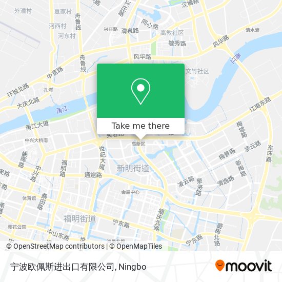 宁波欧佩斯进出口有限公司 map