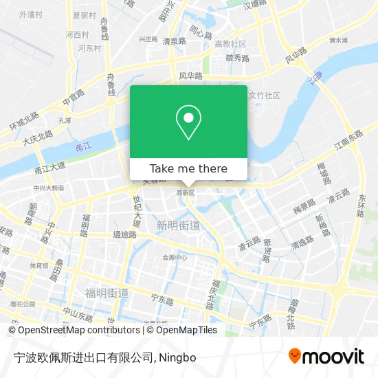 宁波欧佩斯进出口有限公司 map
