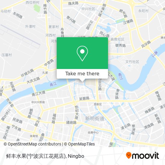 鲜丰水果(宁波滨江花苑店) map
