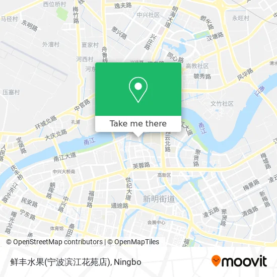 鲜丰水果(宁波滨江花苑店) map