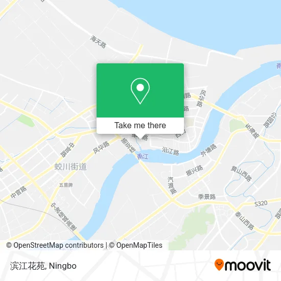 滨江花苑 map