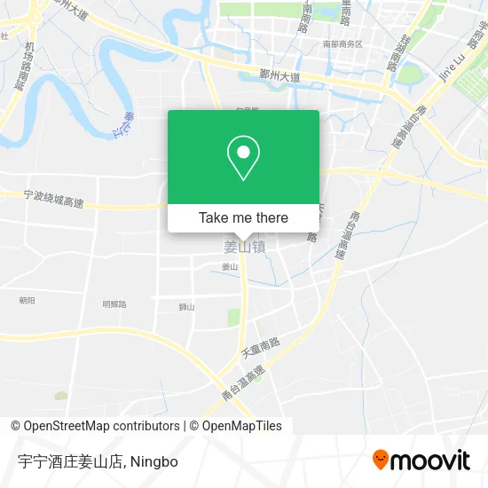 宇宁酒庄姜山店 map