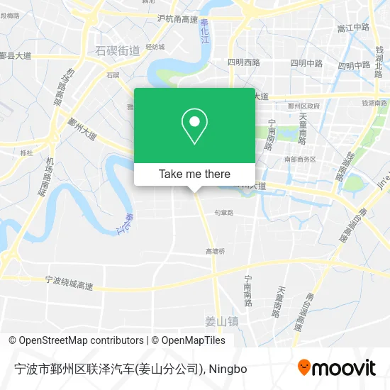 宁波市鄞州区联泽汽车(姜山分公司) map