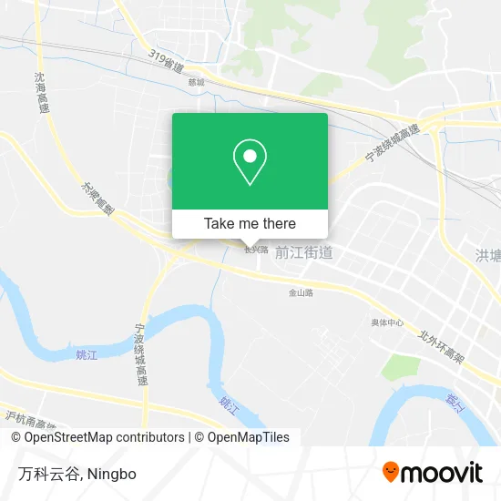 万科云谷 map