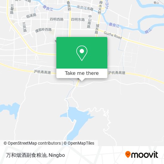 万和烟酒副食粮油 map