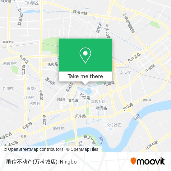 甬信不动产(万科城店) map