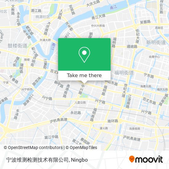 宁波维测检测技术有限公司 map