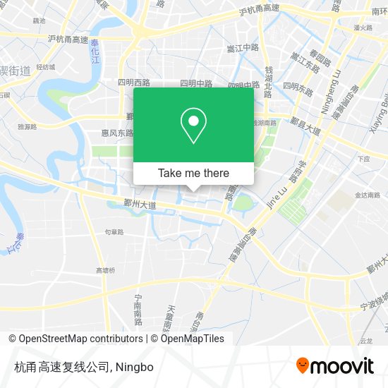 杭甬高速复线公司 map