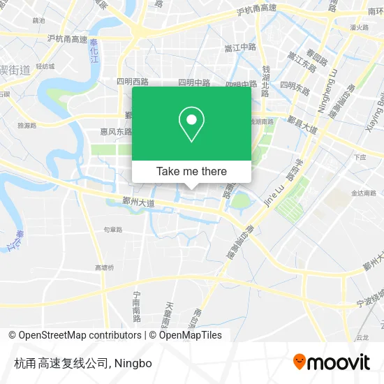 杭甬高速复线公司 map