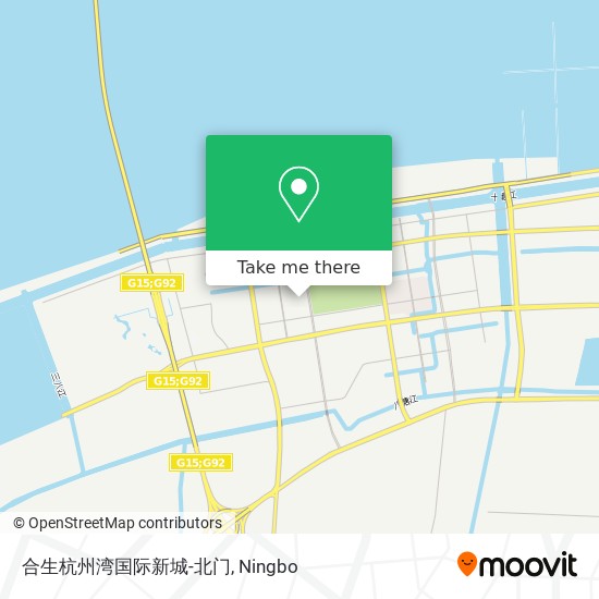 合生杭州湾国际新城-北门 map