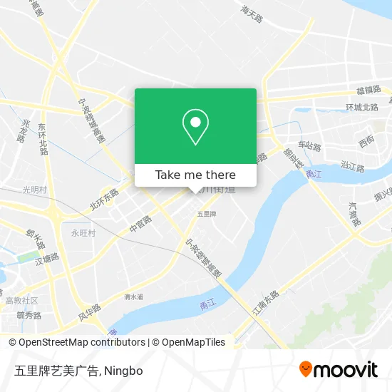 五里牌艺美广告 map
