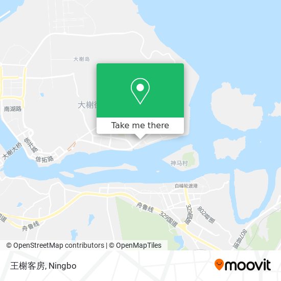 王榭客房 map