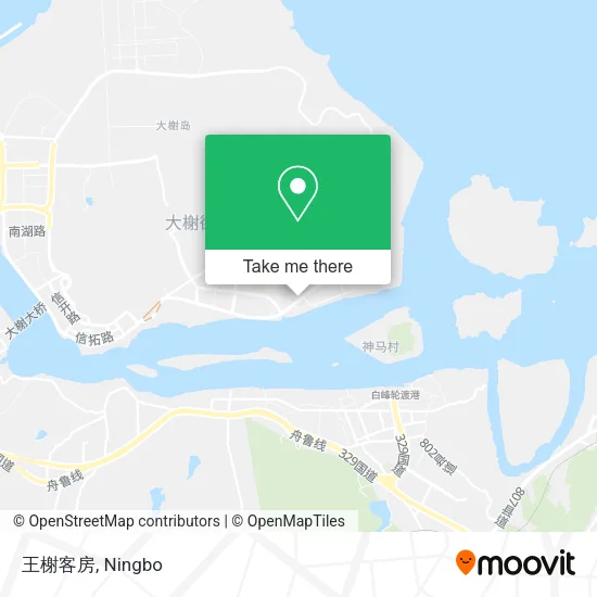 王榭客房 map