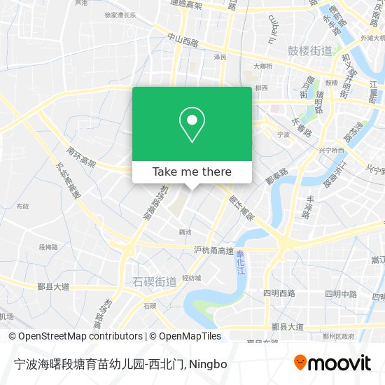 宁波海曙段塘育苗幼儿园-西北门 map