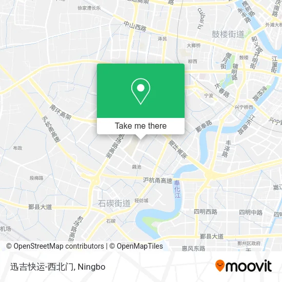 迅吉快运-西北门 map