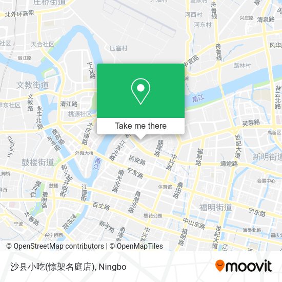 沙县小吃(惊架名庭店) map