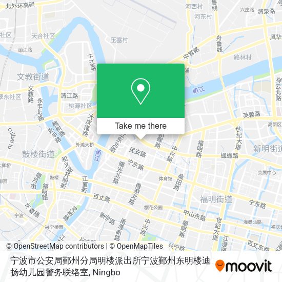 宁波市公安局鄞州分局明楼派出所宁波鄞州东明楼迪扬幼儿园警务联络室 map