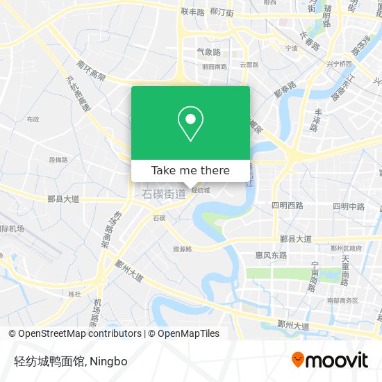 轻纺城鸭面馆 map