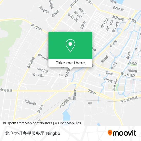 北仑大矸办税服务厅 map