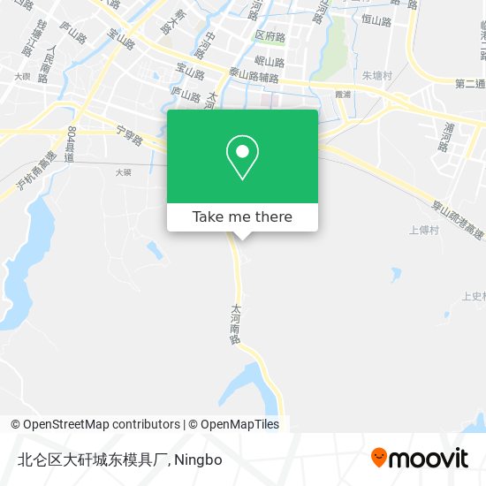 北仑区大矸城东模具厂 map