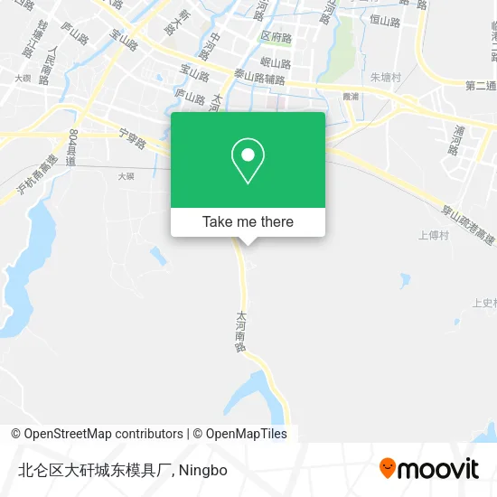 北仑区大矸城东模具厂 map
