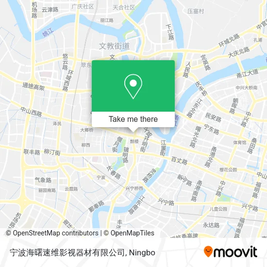 宁波海曙速维影视器材有限公司 map