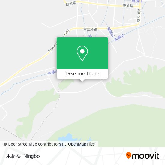 木桥头 map