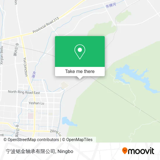 宁波铭金轴承有限公司 map