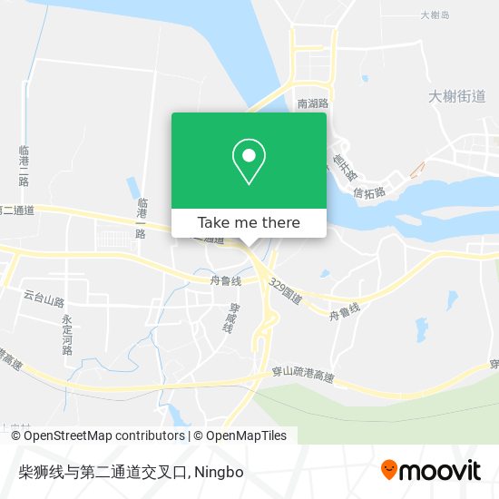 柴狮线与第二通道交叉口 map