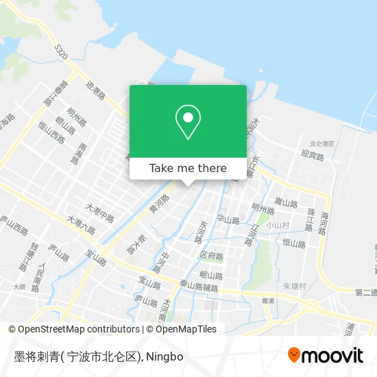 墨将刺青( 宁波市北仑区) map