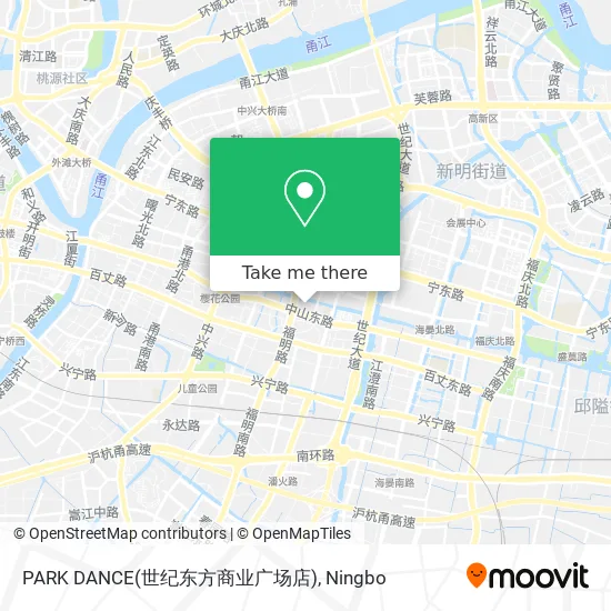 PARK DANCE(世纪东方商业广场店) map