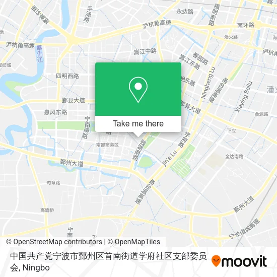 中国共产党宁波市鄞州区首南街道学府社区支部委员会 map