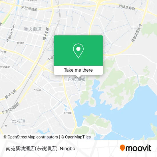 南苑新城酒店(东钱湖店) map