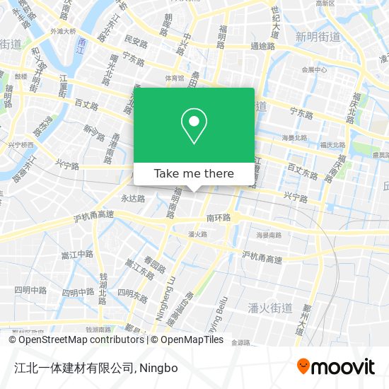 江北一体建材有限公司 map