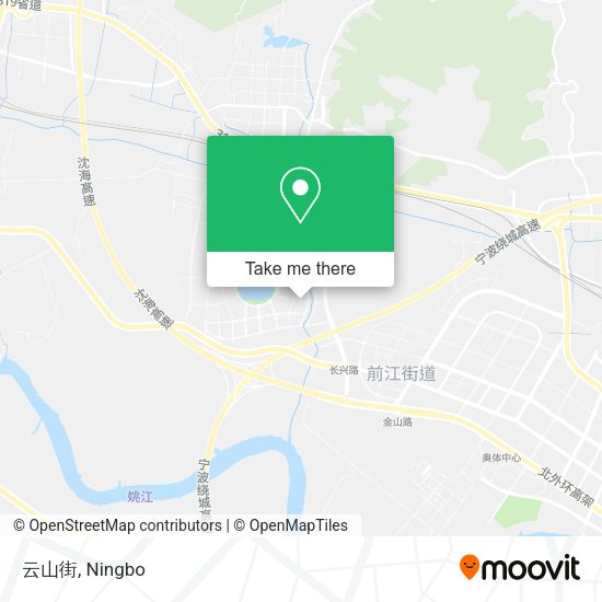 云山街 map