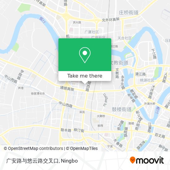 广安路与悠云路交叉口 map