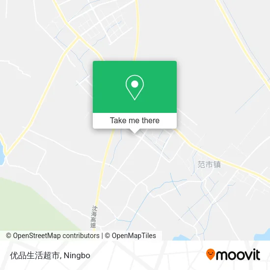 优品生活超市 map