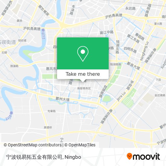 宁波锐易拓五金有限公司 map