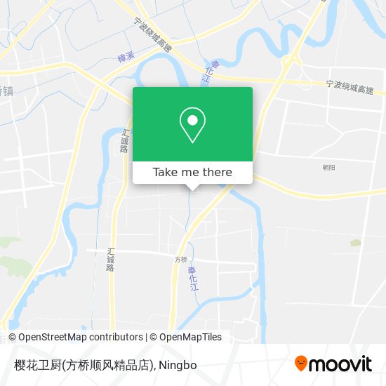 樱花卫厨(方桥顺风精品店) map