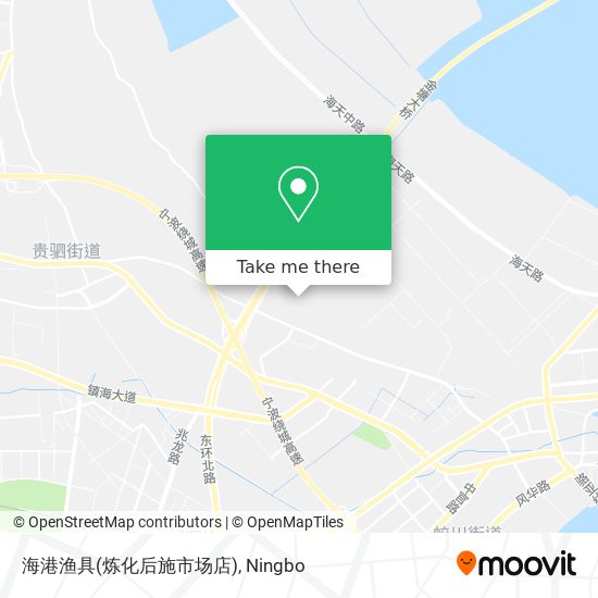 海港渔具(炼化后施市场店) map