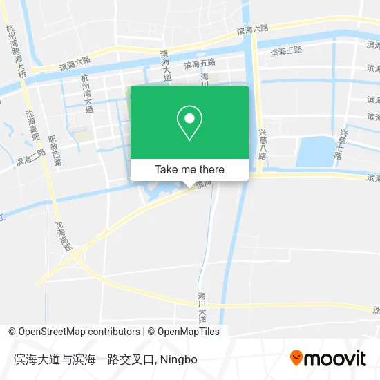 滨海大道与滨海一路交叉口 map